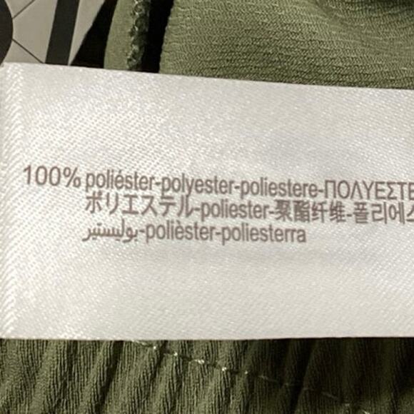 NEW Zara Womens Green Drawstring Pleated High Rise Cropped Trouser Pants Size XS - Picture 5 of 5